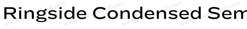 Ringside Condensed Semibold Regular字体转换